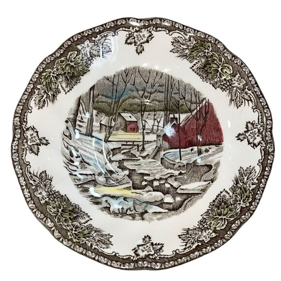VTG Johnson Brothers Friendly Village Salad Plate, Cup & Saucer England Made - Picture 2 of 11